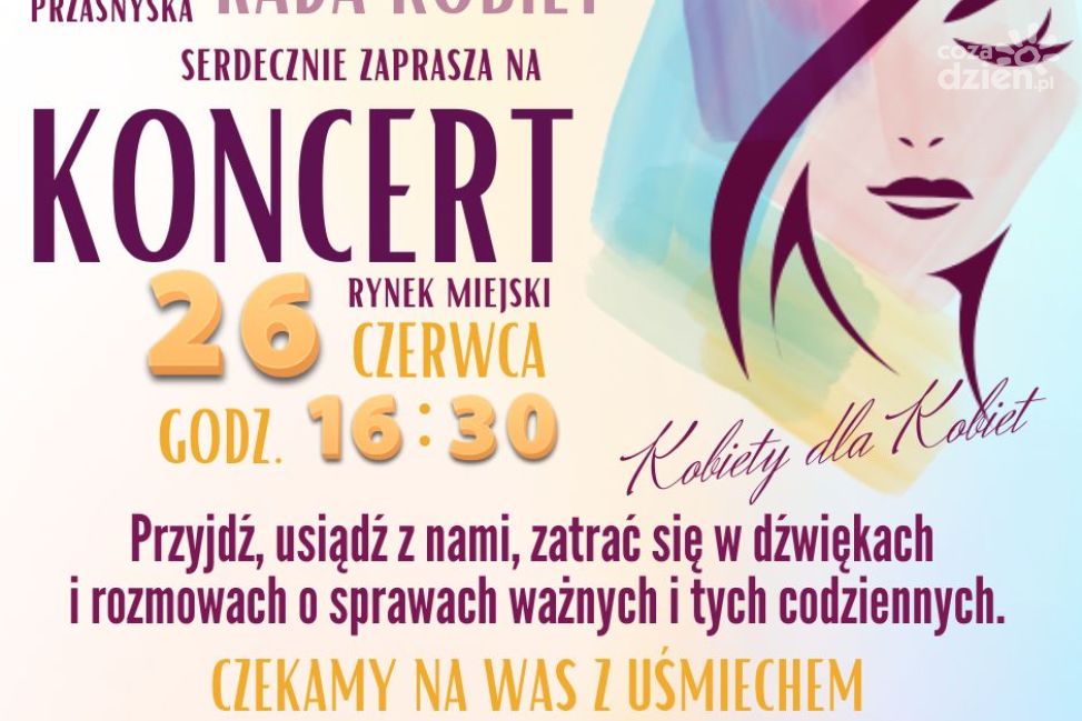 Przasnyska Rada Kobiet zaprasza na wyjątkowe wydarzenie – koncert, słodki poczęstunek i rozmowy na Rynku