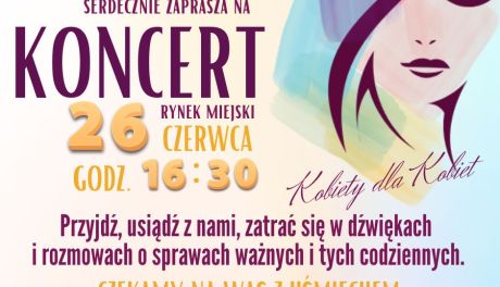 Przasnyska Rada Kobiet zaprasza na wyjątkowe wydarzenie – koncert, słodki poczęstunek i rozmowy na Rynku