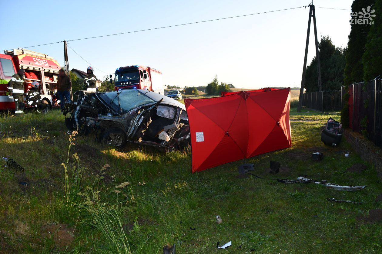 Tragiczny finał nocnej podróży. Nie żyje 26-letni kierowca