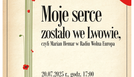 Moje serce zostało we Lwowie”. Wzruszający spektakl o Hemarze w Raciążu. Wstęp wolny!