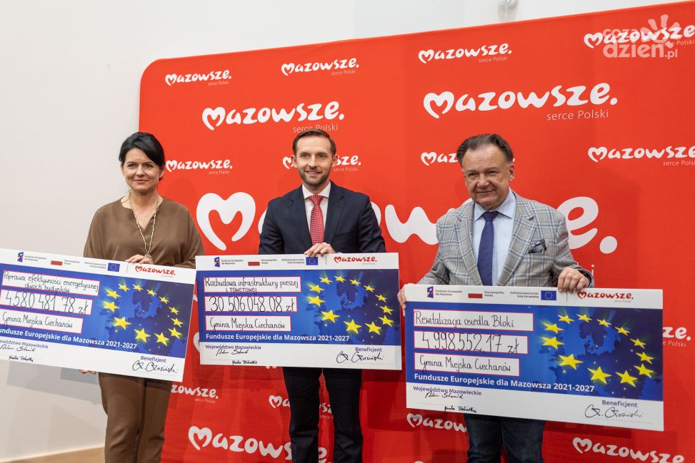 Ciechanów z gigantycznym dofinansowaniem. Ponad 40 mln zł z UE zmieni miasto