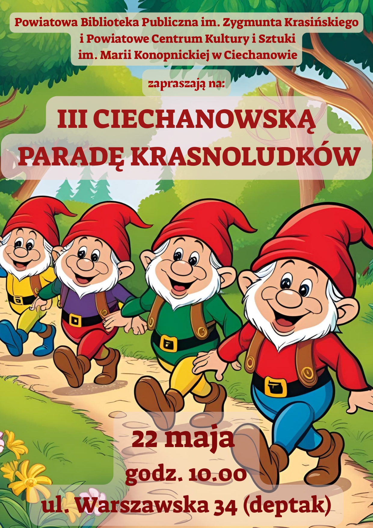 III PARADA KRASNOLUDKÓW PLAKAT